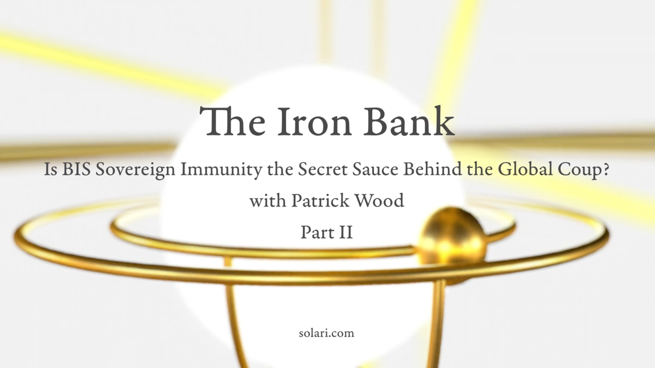 The Iron Bank: Is BIS Sovereign Immunity the Secret Sauce Behind the Global Coup? Part II with Patrick Wood