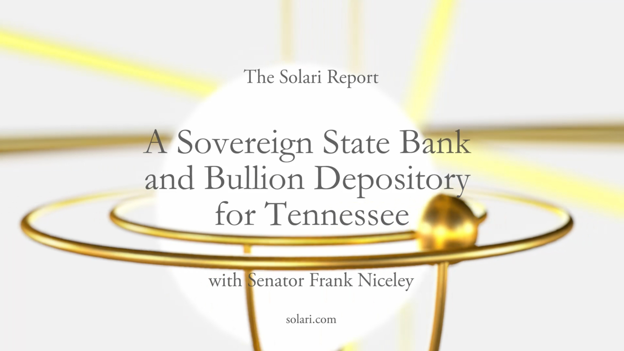 A Sovereign State Bank and Bullion Depository for Tennessee