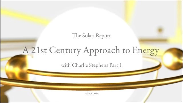 A 21st-Century Approach to Energy with Charlie Stephens, Part I