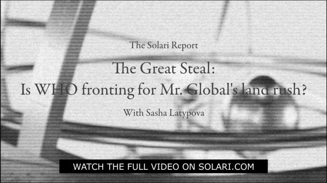Special Report: The Great Steal: Is WHO Fronting for Mr. Global's Land Rush? with Sasha Latypova - Shorty